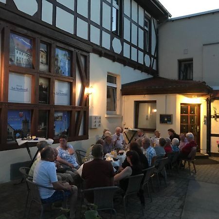 Pension Am Stadtrand Zerbst Exteriör bild